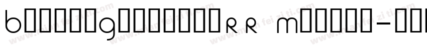 BanqueGothiqueRR Medium字体转换